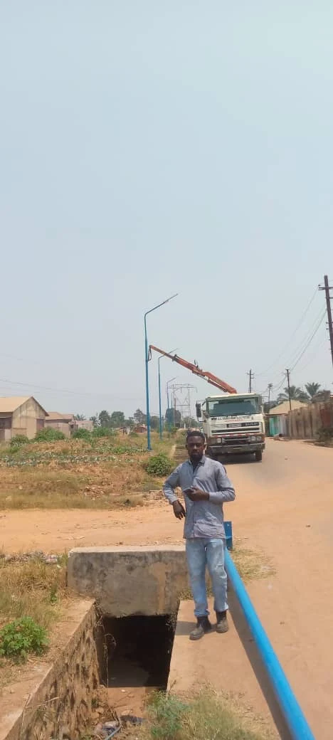 Éclairage du boulevard Kilwa