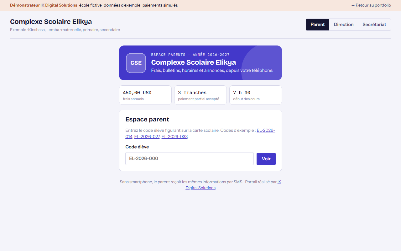 School Portal & Fees
