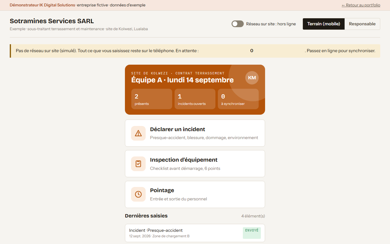 Mining Contractor Portal